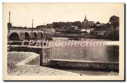 Ansichtskarte AK Gray Hte Saone et le Pont de pierres