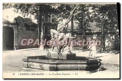 Cartes postales Luxeuil les Bains La Fontaise Neptune