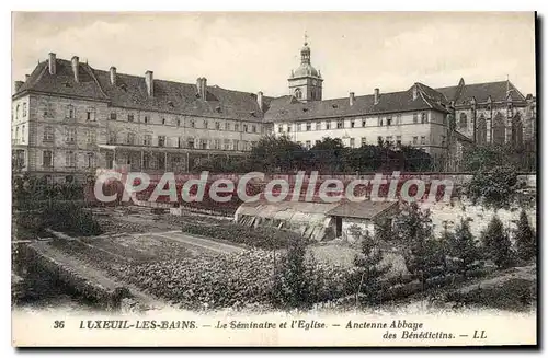 Ansichtskarte AK Luxeuil les Bains Le Seminaire et l'Eglise Ancienne Abbaye des Benedictins