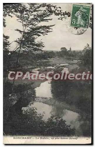 Cartes postales Ronchamp Le Rahin vue prise dessous Chevanc