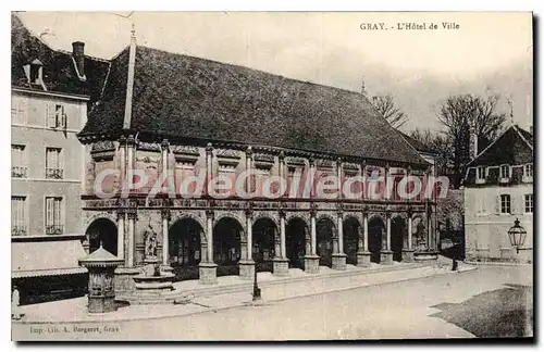 Cartes postales Gray L'Hotel de Ville