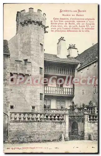 Cartes postales Luxeuil les Bains Maison de Bailly