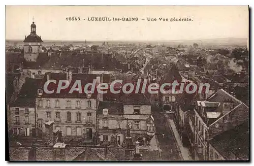 Cartes postales Luxeuil les Bains Une Vue generale