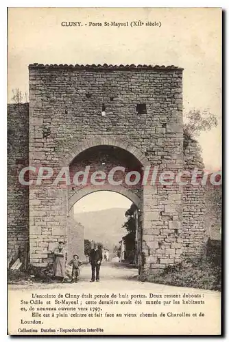 Cartes postales Cluny Porte St Mayeul XII siecle