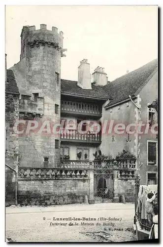 Ansichtskarte AK Luxeuil les Bains Hte Saone Interieur de la Maison du Bailly