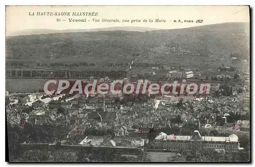 Cartes postales Vesoul Vue Generale vue prise de la Motte