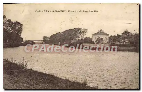 Cartes postales Ray sur Saone Passage de l'ancien Bac