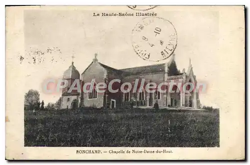 Cartes postales Ronchamp Chapelle de Notre Dame du Haut