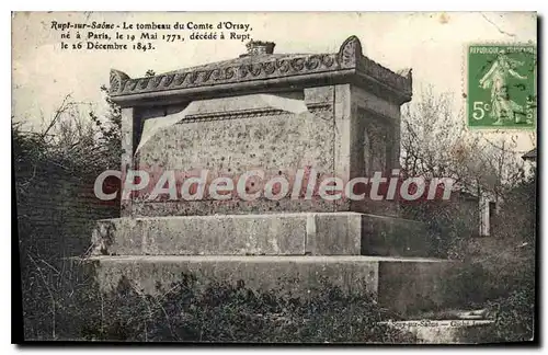 Cartes postales Rupt sur Saone Le tombeau du Comte d'Orsay