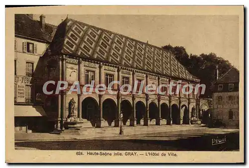 Cartes postales Haute Saone jolie Gray L'Hotel de Ville