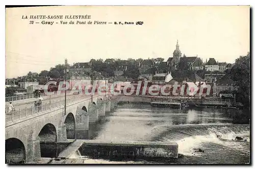 Ansichtskarte AK Gray Vue do Pont de Pierre