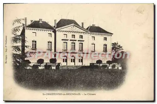 Ansichtskarte AK St Christophe en Brionnais Le Chateau