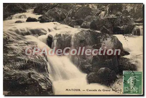 Cartes postales Matour Cascade du Grand Moulin