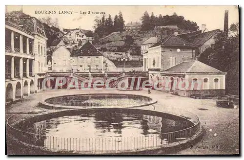 Cartes postales Bourbon Lancy Les 3 sources