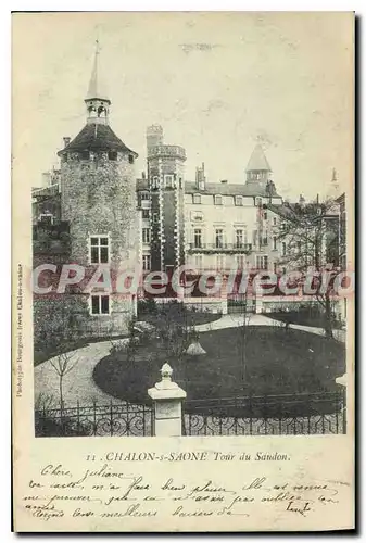 Cartes postales Chalon s Saone Tour du Saudon