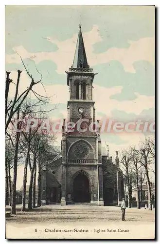 Cartes postales Chalon sur Saone Eglise Saint Cosne