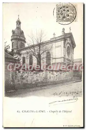 Cartes postales Chalon Saone Chapelle de l'Hopital