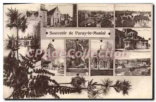 Cartes postales Souvenir de Paray le Monial