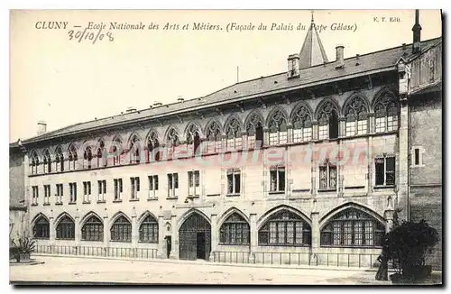 Cartes postales Cluny Ecole Nationale des Arts et Metiers Facade du Palais du Pape Gelase