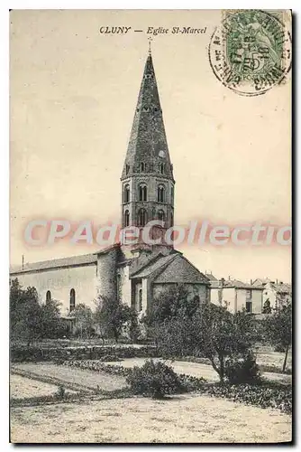 Cartes postales Cluny Eglise St Marcel