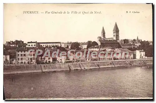 Cartes postales Tournus Vue Generale de la Ville et Quai da Nord