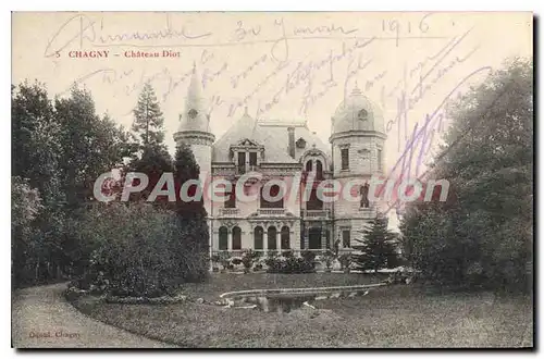 Cartes postales Chagny Chateau Diot
