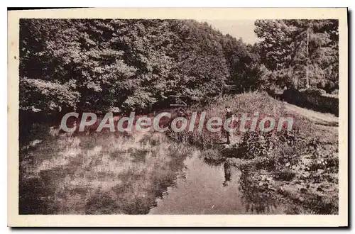 Cartes postales Lucenay L'Eveque Vue sur la Riviere