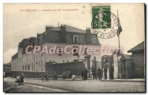 Ansichtskarte AK Lu Creusot Caserne du 29 d'Infanterie