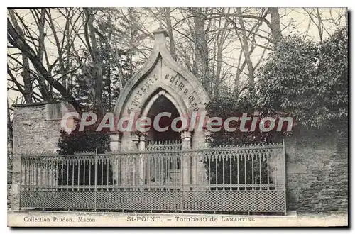 Cartes postales St Point Tombeau de Lamartine