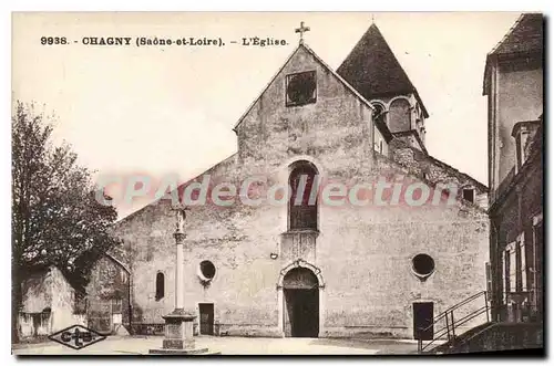 Ansichtskarte AK Chagny Saone et Loire L'Eglise