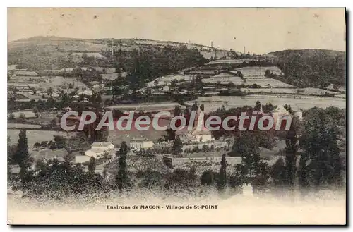 Cartes postales Environs de Macon Village de St Point