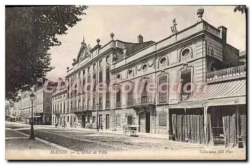 Ansichtskarte AK Macon L'Hotel de Ville