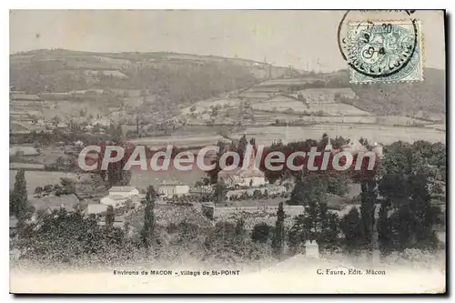 Cartes postales Environs de Macon Villege de St Point