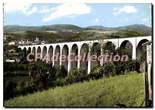 Moderne Karte Les Environs de Chauffailles Mussy sous Dun Le Viaduc