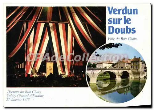 Cartes postales moderne Verdun sur le Doubs Ville du Bon Choix