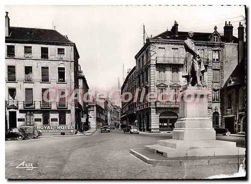 Moderne Karte Chalon sur Saone Statue de Nicephore Niepce inventeur de la Photographie