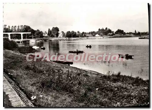 Moderne Karte Gergys S et L Les bords de la Saone