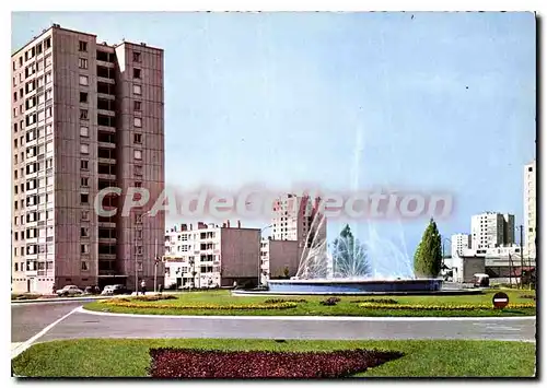 Moderne Karte Macon S et Le La Fontaine Lumineuse du Carrefour de l'Europe