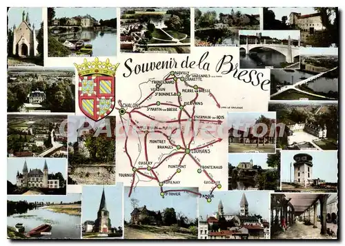 Cartes postales moderne Souvenir e la Bresse