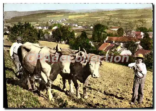 Moderne Karte Folklore le Morvan Autun