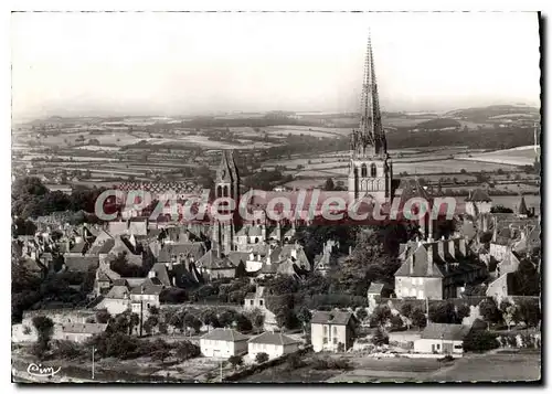 Moderne Karte Autun S et L Vue generale