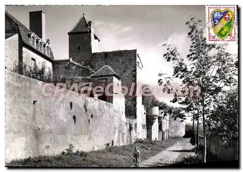 Moderne Karte Bourbon Lancy Thermal S et L Les Remparts et la Tour du Guet