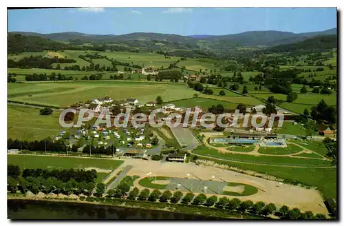 Moderne Karte La Clayette Saone et Loire Le Camping et la Piscine