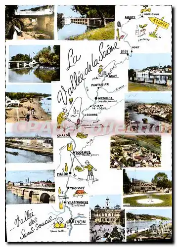 Cartes postales moderne La Vallee de la Saone