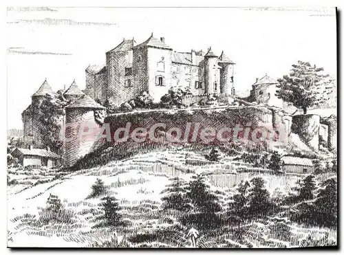 Cartes postales moderne Haut lieu du Maconnais Le chateau de Berze