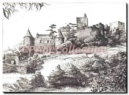 Cartes postales moderne Haut lieu du Maconnais La forteresse de Brancion
