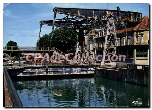 Cartes postales moderne Montceau les Mines S et L Le Pont levant