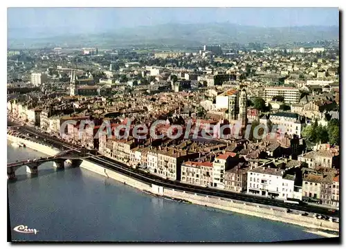 Cartes postales moderne Macon S et L Vue generale aerienne