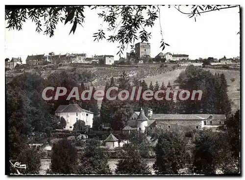 Moderne Karte Semur en Brionnais S et Le Le chateau de la Vallee et vue generale