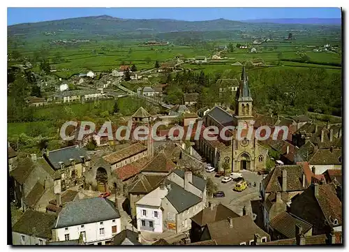 Cartes postales moderne Toulon sur Arroux S et L Vue generale aerienne